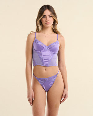 Kate - Coordinato lingerie in saten
