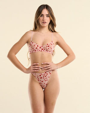 Kiss me pink – Coordinato lingerie in tulle