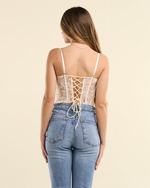 Aurelia - Corsetto in Pizzo ricamato